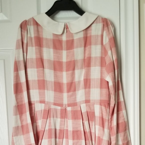 Ank Rouge Long sleeve gingham dress - Picture 2 of 4